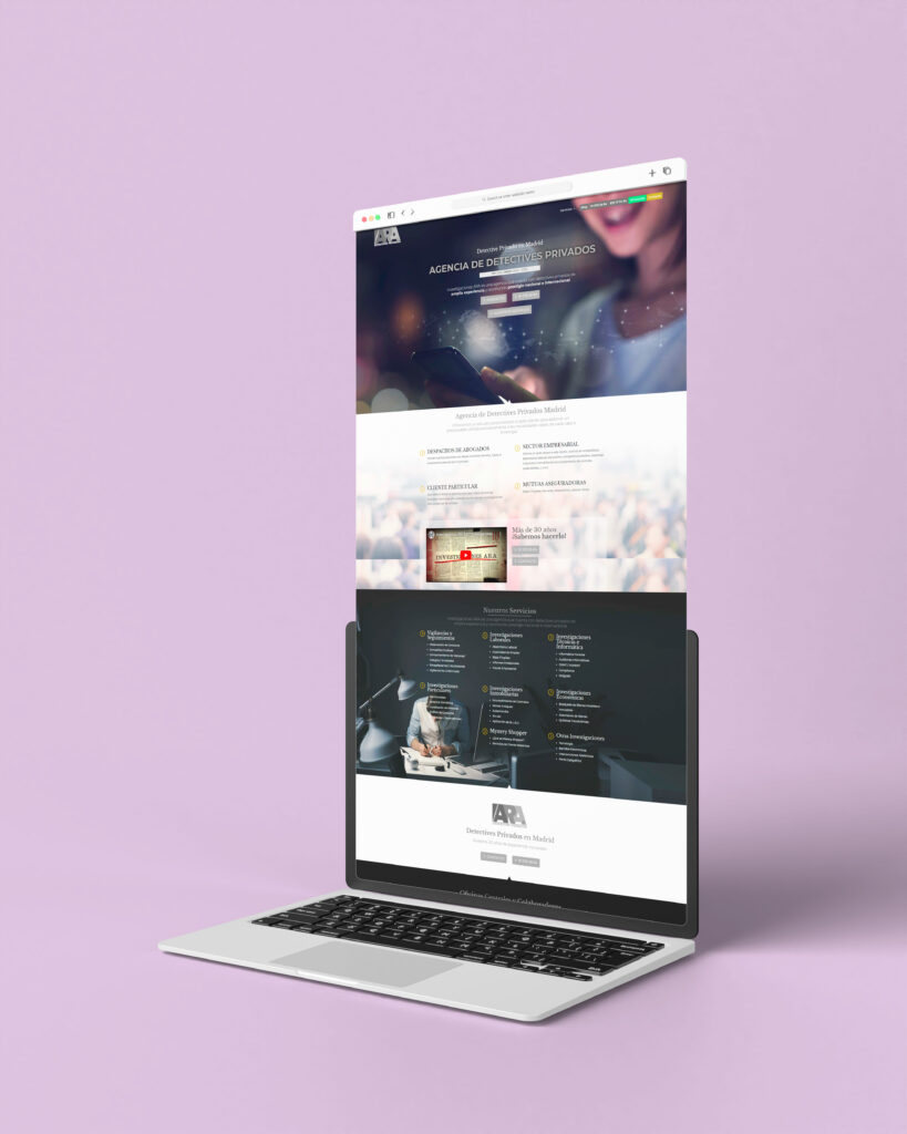 Diseño Web: Investigaciones Ara