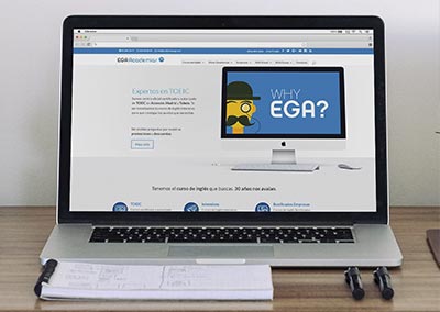 Diseño Web: Academias EGA