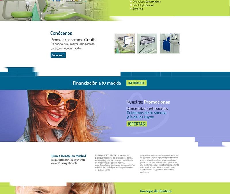 Diseño Web: Clínica Ros Dental