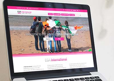 Diseño Web: EGA International