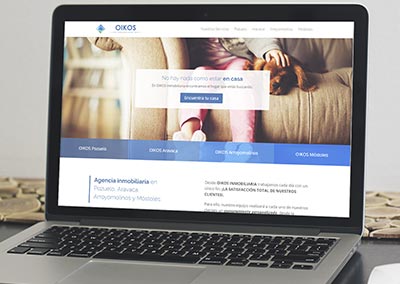 Diseño Web: Inmobiliaria OIKOS