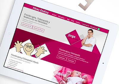 Diseño Web: Fisioterapia Pérez Ondina