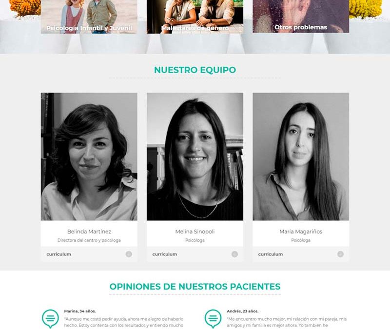 Diseño Web: Psiquepontevedra