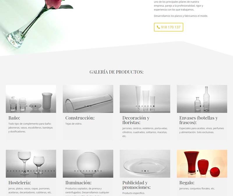 Diseño Web: Vidrocen